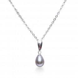 stříbrný perlový přívěšek