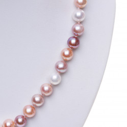 perlový náhrdelník tricolor 41 cm AA 7 mm