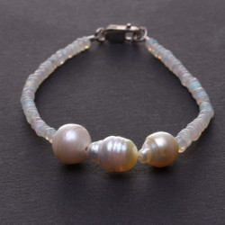 OR062_01_náramek s opály a perlami jižních moří