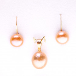 perlový stříbrný set perly kasumi