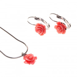 LT286_01_Korálová souprava růžičky nerez