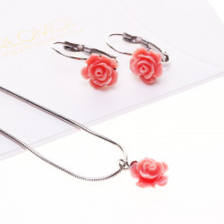 LT286_03_Korálová souprava růžičky nerez