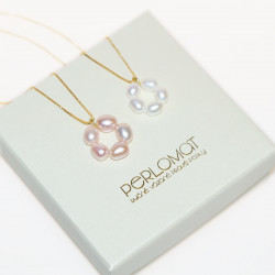 PZ091_01_Perlový kroužek na řetízku 925