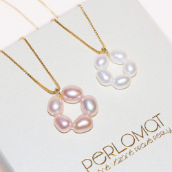 PZ091_02_Perlový kroužek na řetízku 925