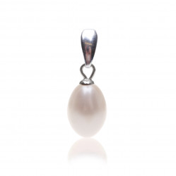 stříbrný perlový přívěsek