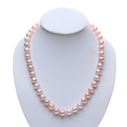 exkluzivní perlový náhrdelník lila