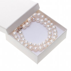 PH022_04_perlový náhrdelník bílý AA 7,5 mm, 41 cm