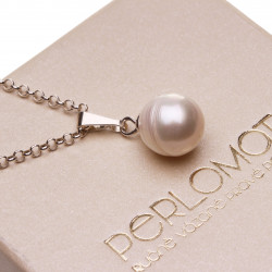perlový přívěsek stříbro