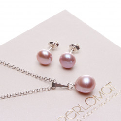 perlový set lila 6 a 10 mm