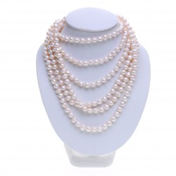 superdlouhý perlový náhrdelník