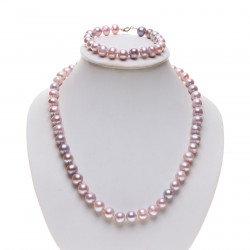 PS083_02_Perlová souprava lila perly 8x9 mm