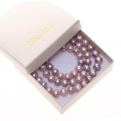 PS083_04_Perlová souprava lila perly 8x9 mm
