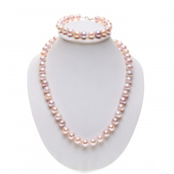 PS080_01_Perlová souprava růžové button perly