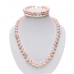 PS080_02_Perlová souprava růžové button perly