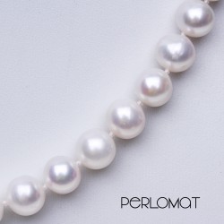 perlový náhrdelník bílý