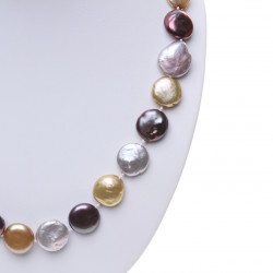 perlový náhrdelník coin perly